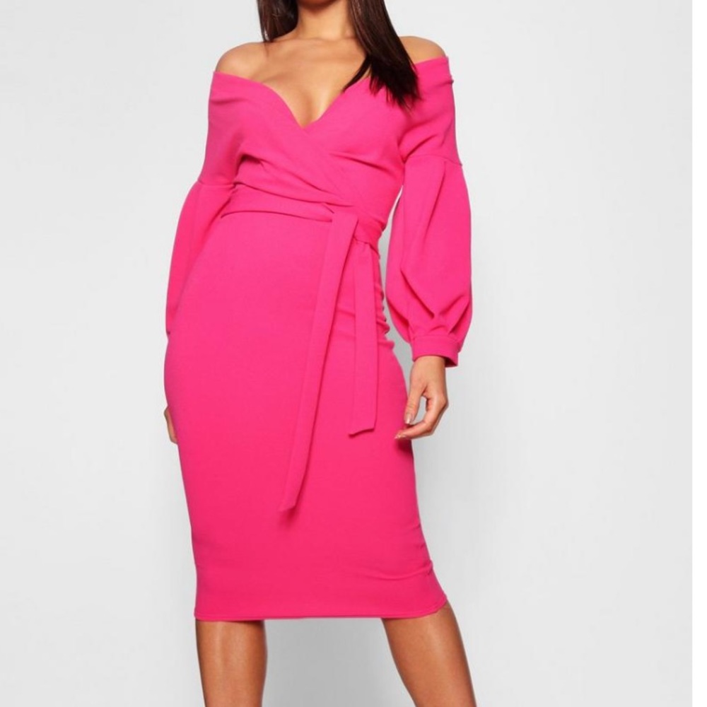 Boohoo Pink dress